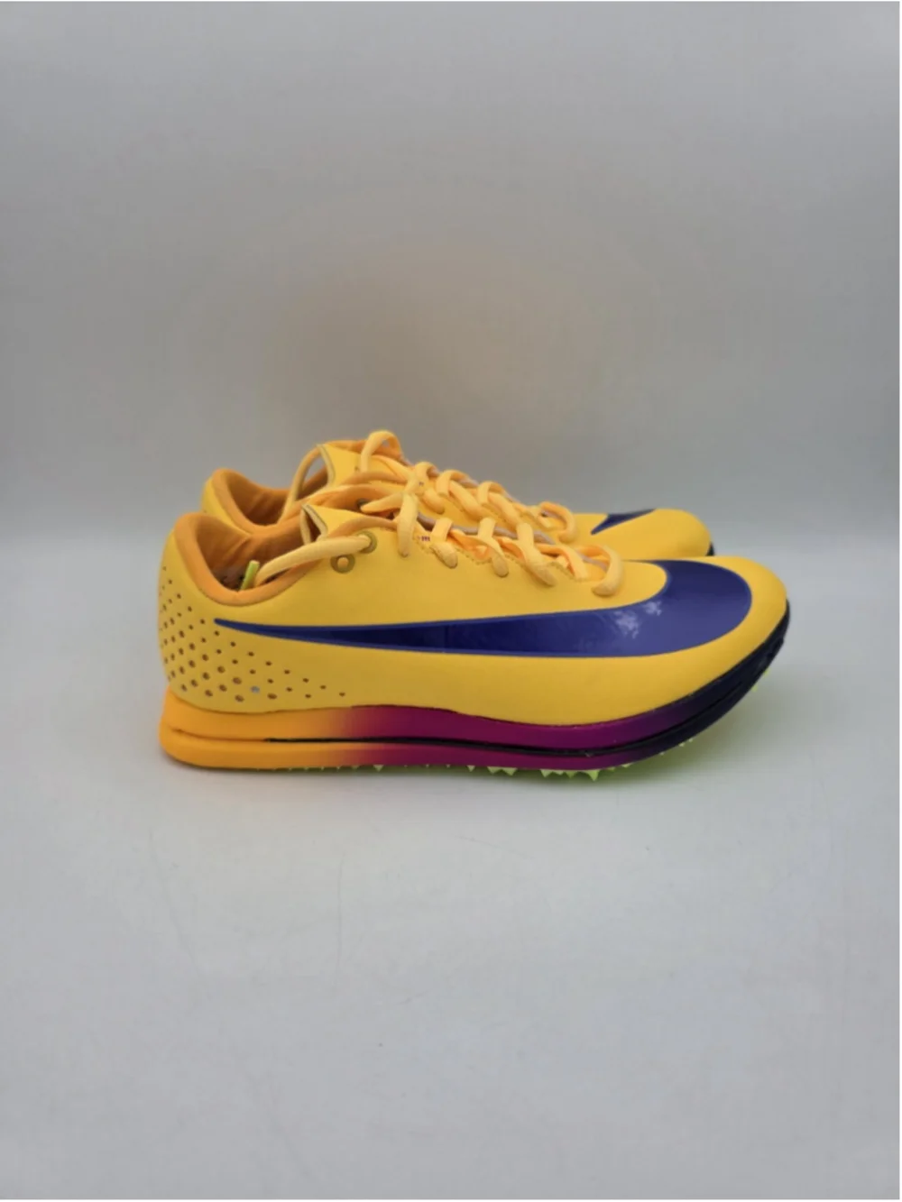 Nike Triple Jump Elite 2 Track & Field Yellow Blue Spikes Mens Sz 6.5 HV6425-800